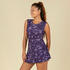 Women swimming one-piece swimsuit Una Purple