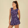 Women swimming one-piece swimsuit Una Purple