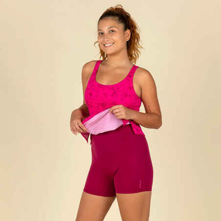 Women's swimsuit 1-piece shorty Tankini Heva Piva fushia
