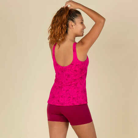 Women's swimsuit 1-piece shorty Tankini Heva Piva fushia