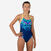 Maillot de bain de natation une pièce Fille ado résistant chlore Lexa kali bleu