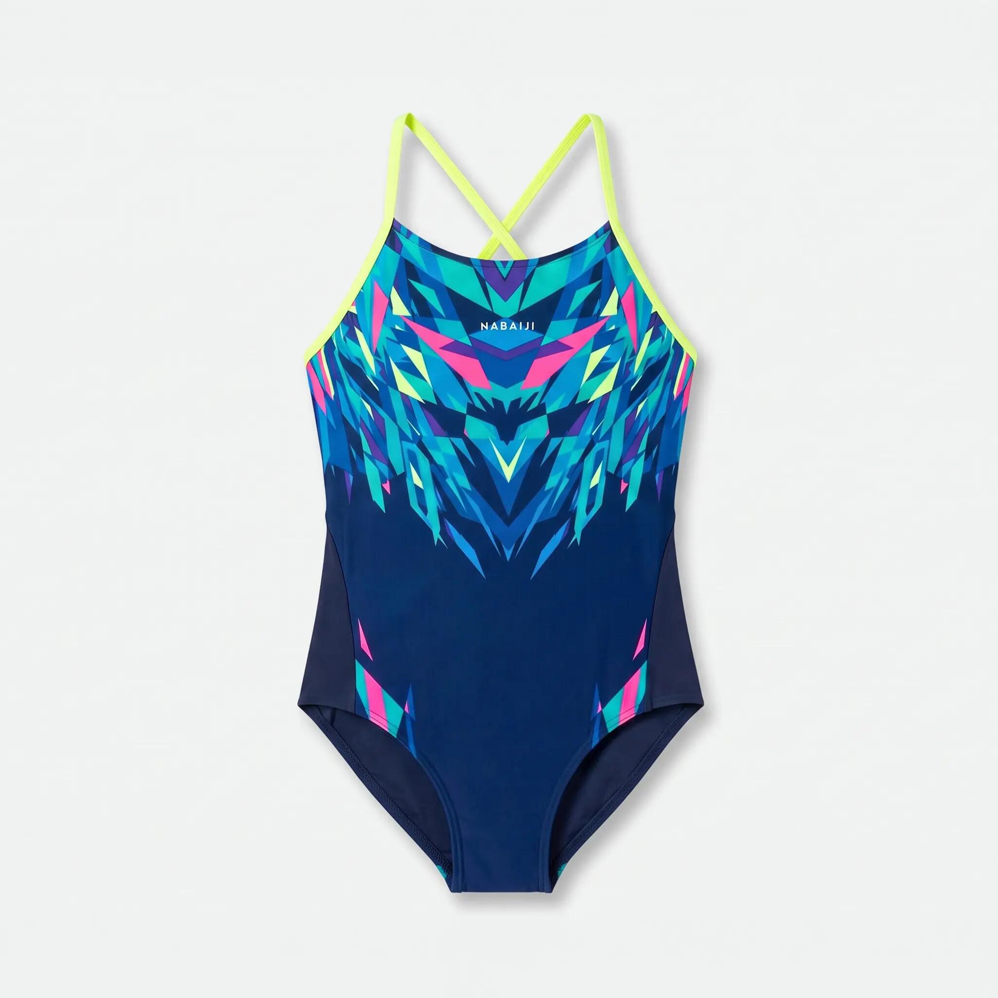 Costum de baie întreg înot rezistent la clor Lexa Kali Albastru Fete Adolescente