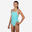 Sportbadpak voor zwemmen meisjes Lexa Celo blauw groen
