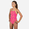 Jednodijelni kupaći kostim Lexa Celo za djevojčice ružičasto-narančasti