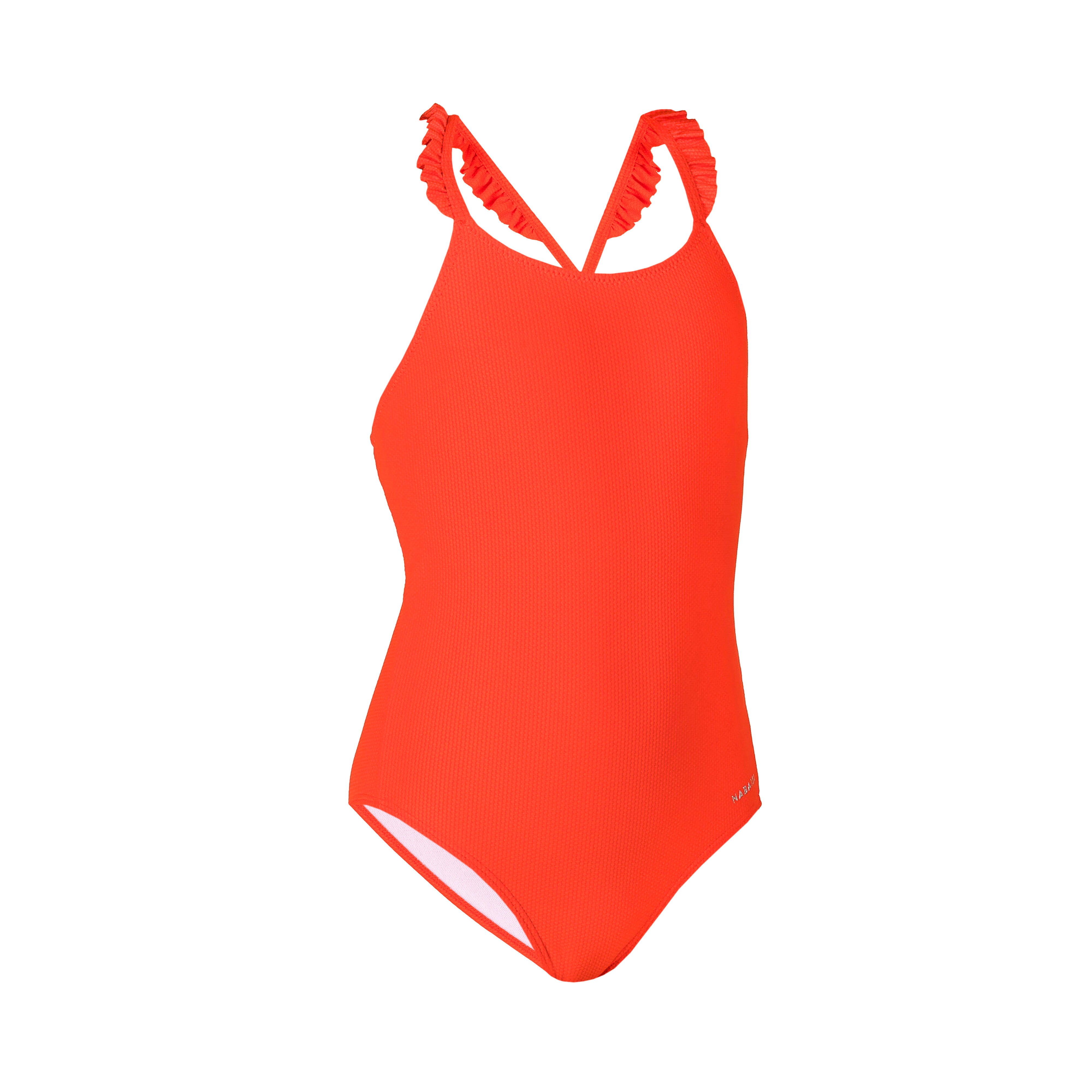 Image of Girl's One-Piece Swimsuit - Lila Cobe Red