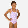 Vientisas maudymosi kostiumėlis mergaitėms „Lila Marg“, alyvų spalvos