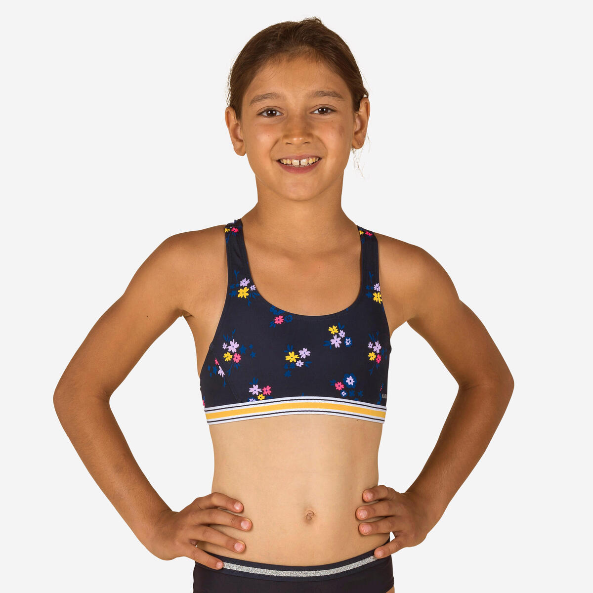 Haut de maillot de bain de natation vega lily marine