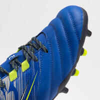 Kids' Moulded Dry Pitch Rugby Boots R500 - Indigo Blue