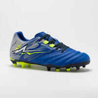 Kids' Moulded Dry Pitch Rugby Boots R500 - Indigo Blue