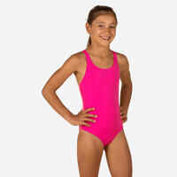 Bañador Niña natación Nabaiji rosa