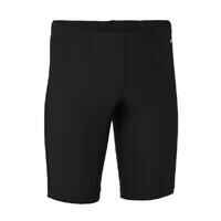 Boy's swimming swimsuit jammer 100 basic - black