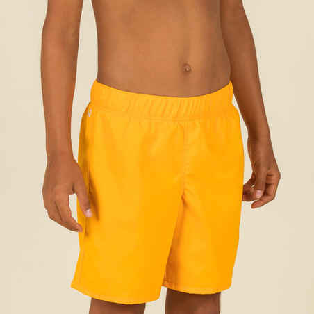 شورت سباحة للأولاد - 100 Basic برتقالي