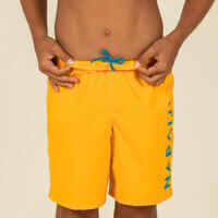 Boys' Swimming Shorts - Swimshort 100 Basic - Orange