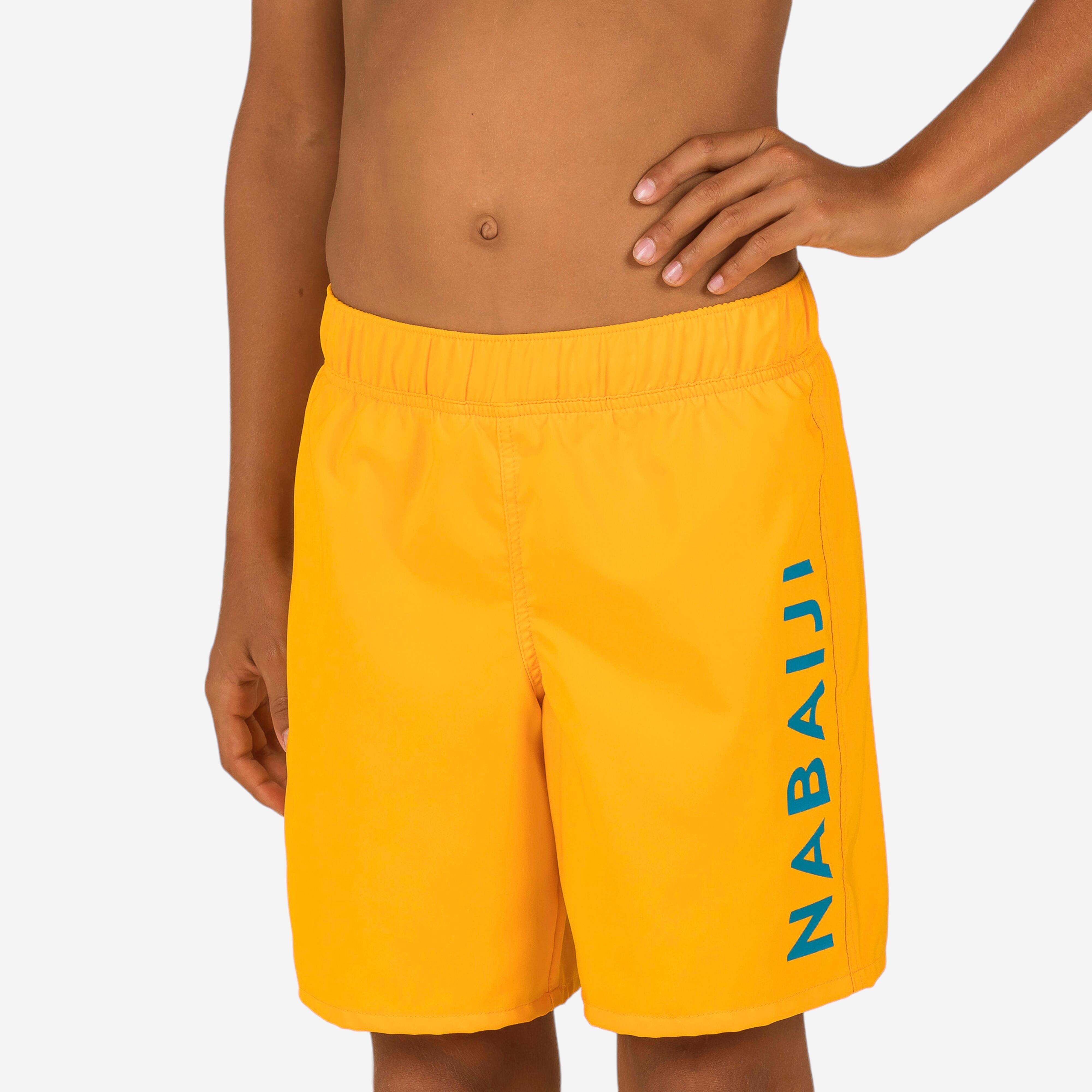 Orange swimming trunks hotsell