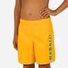 Maillot De Bain Natation Garçon - Swimshort 100 Basic - Orange