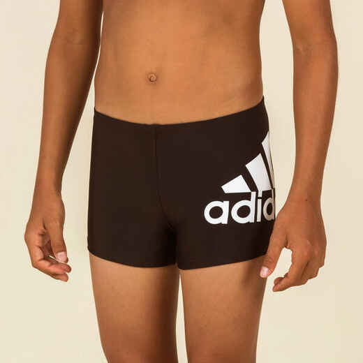 
      Kids swimming boxer swimsuit ADIDAS LOGO black white
  