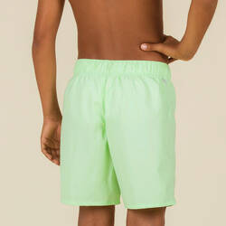 Boy's Swimsuit - Swimshort 100 Basic - Green