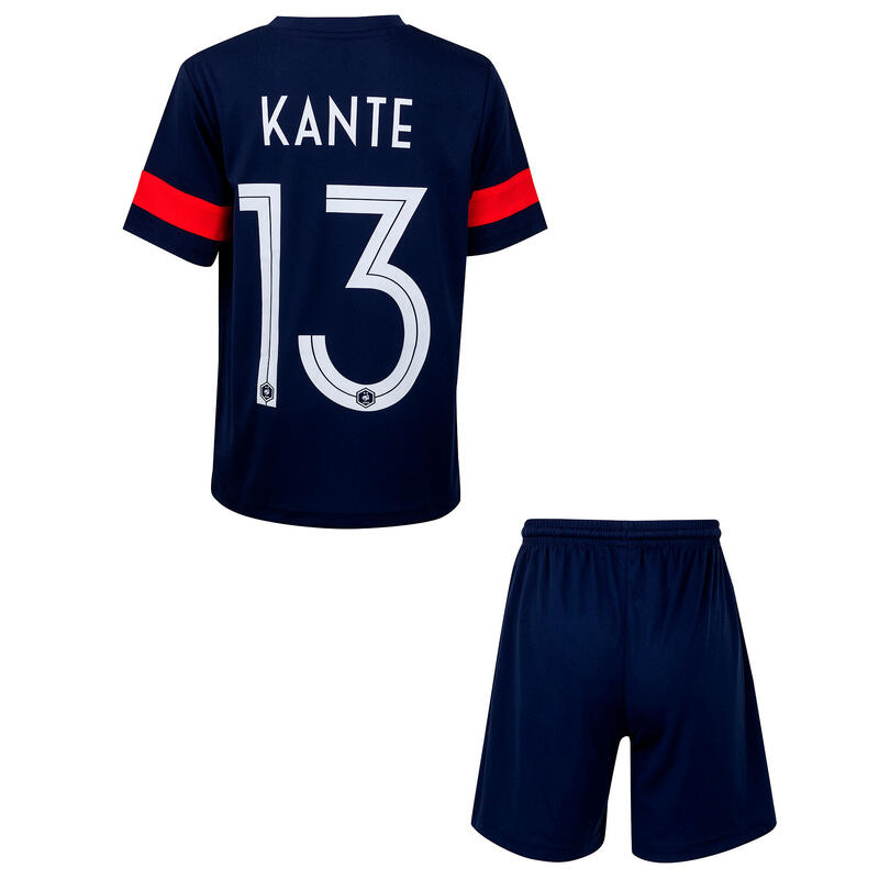 ENSEMBLE SHORT + MAILLOT ENFANT FFF KANTE N°13