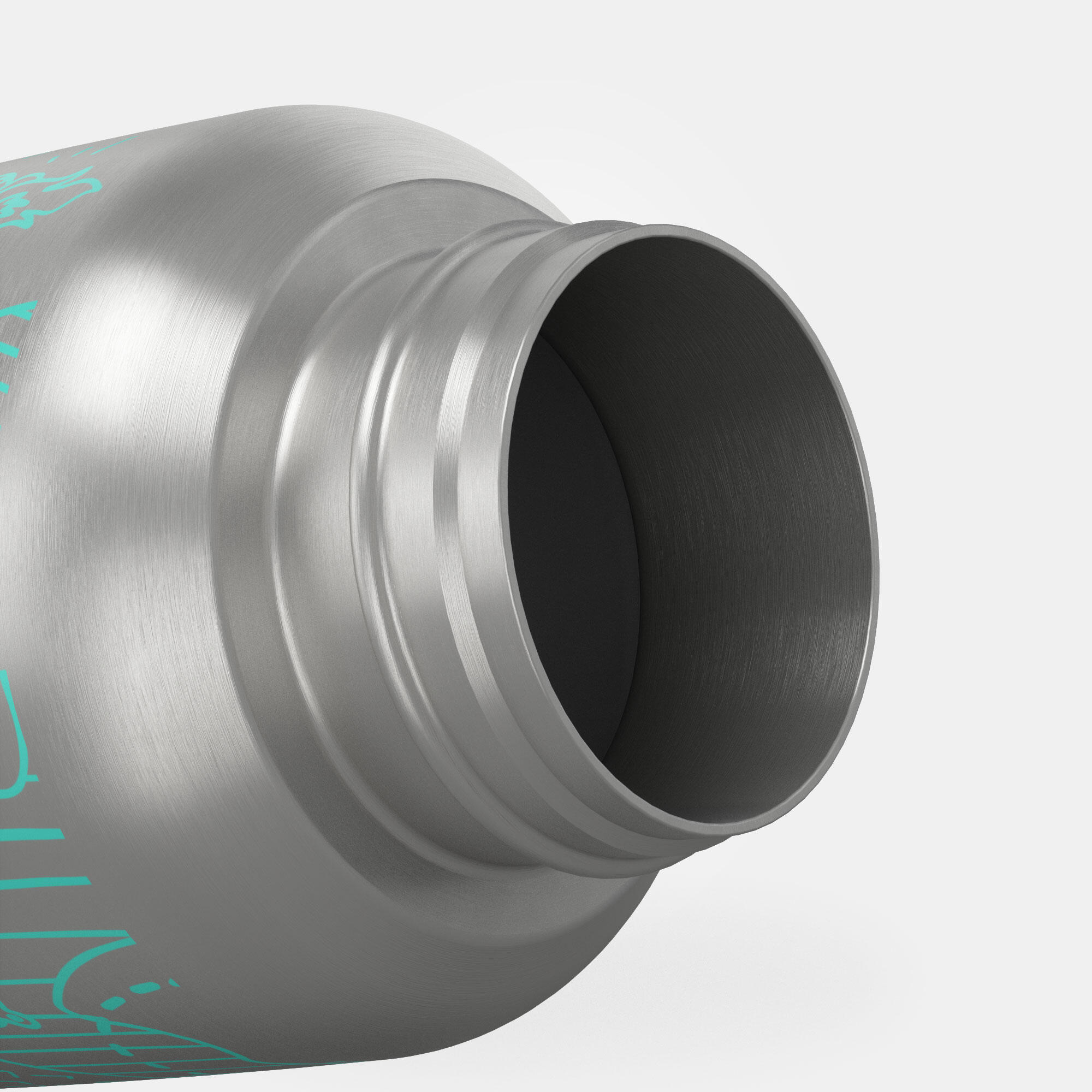 Kids’ 0.35 L stainless steel insulated flask with quick opening hiking cap 7/9