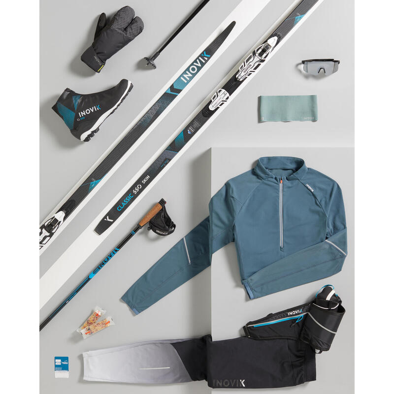 Ski de fond classique 550 à peaux - Cambre MEDIUM + fixation XCELERATOR PRO