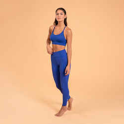 Yoga Seamless Crop Top Premium - Indigo