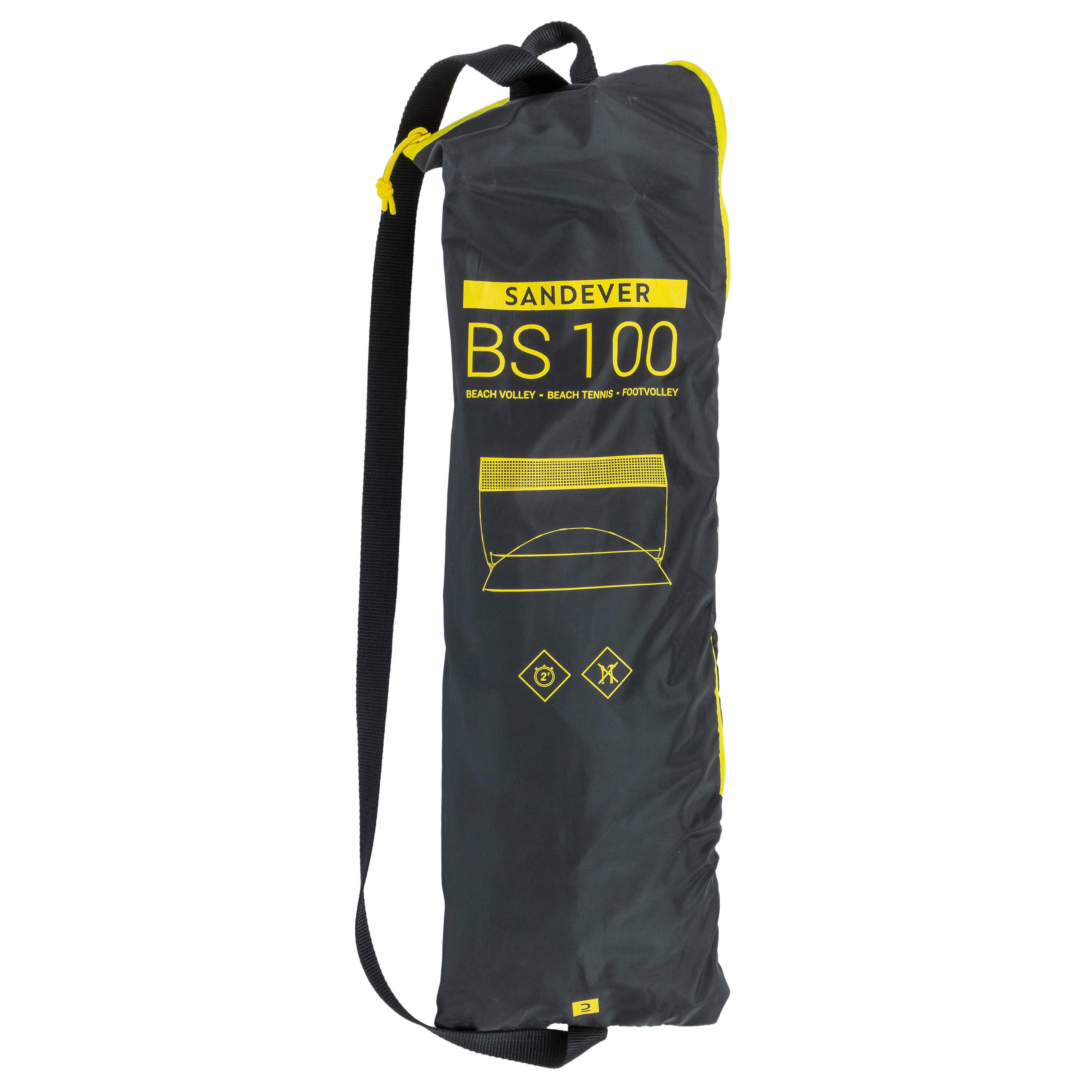 Startersset voor beachvolleybal (palen en net) BS100 7/12