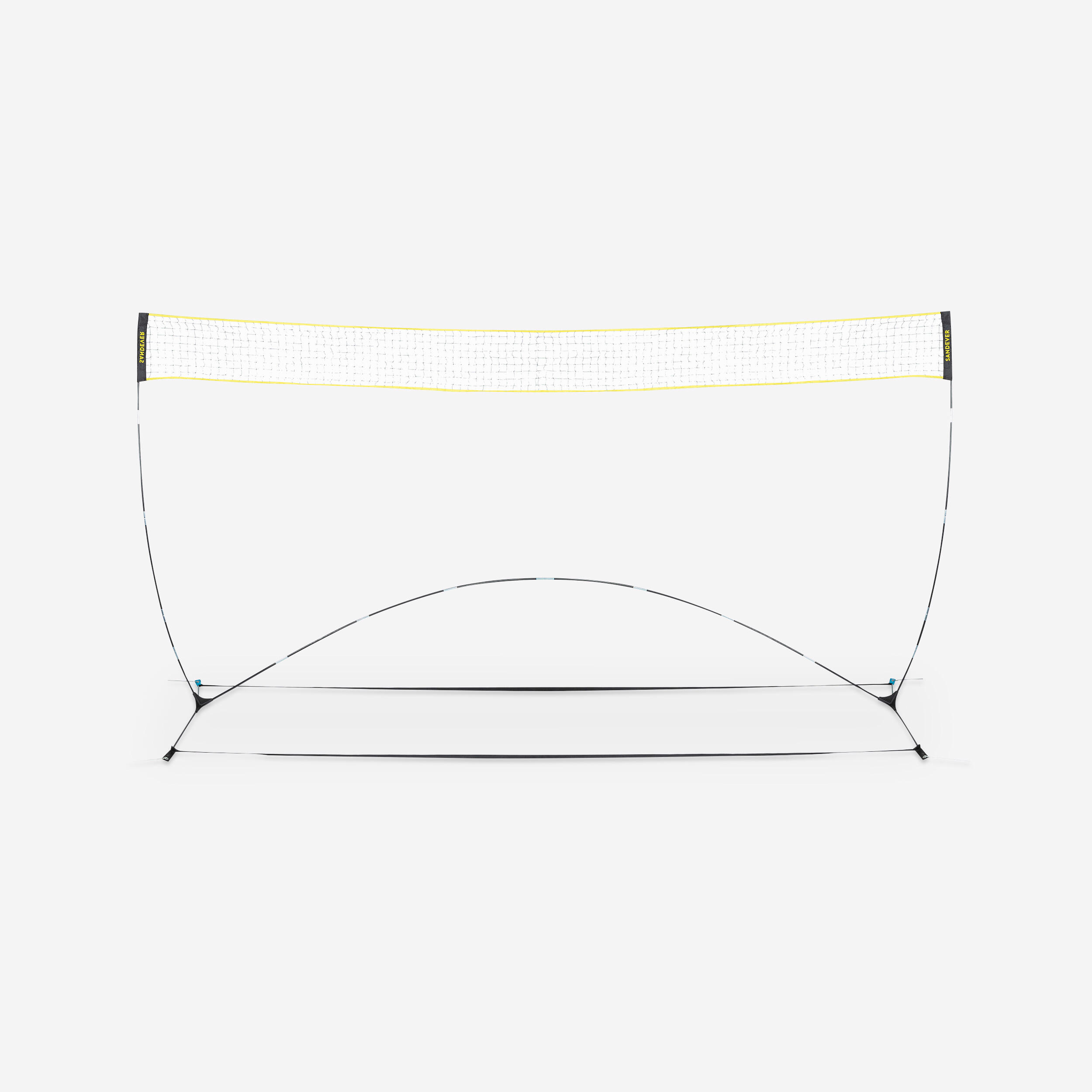 Kipsta - Set (filet Et Poteaux) De Beach Sport D'initiation Bs100 - Pack - Volleyball / Beach Volley - Jaune-noir - Taille Unique - Decathlon
