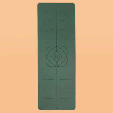 Mat de yoga para perfeccionamiento de 3mm Kimjaly verde oliva