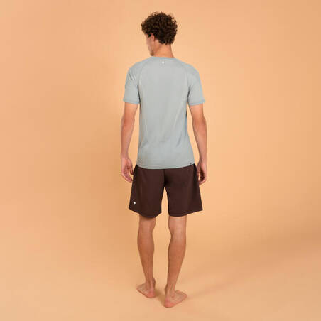 Men's Lightweight Dynamic Yoga Shorts - Brown