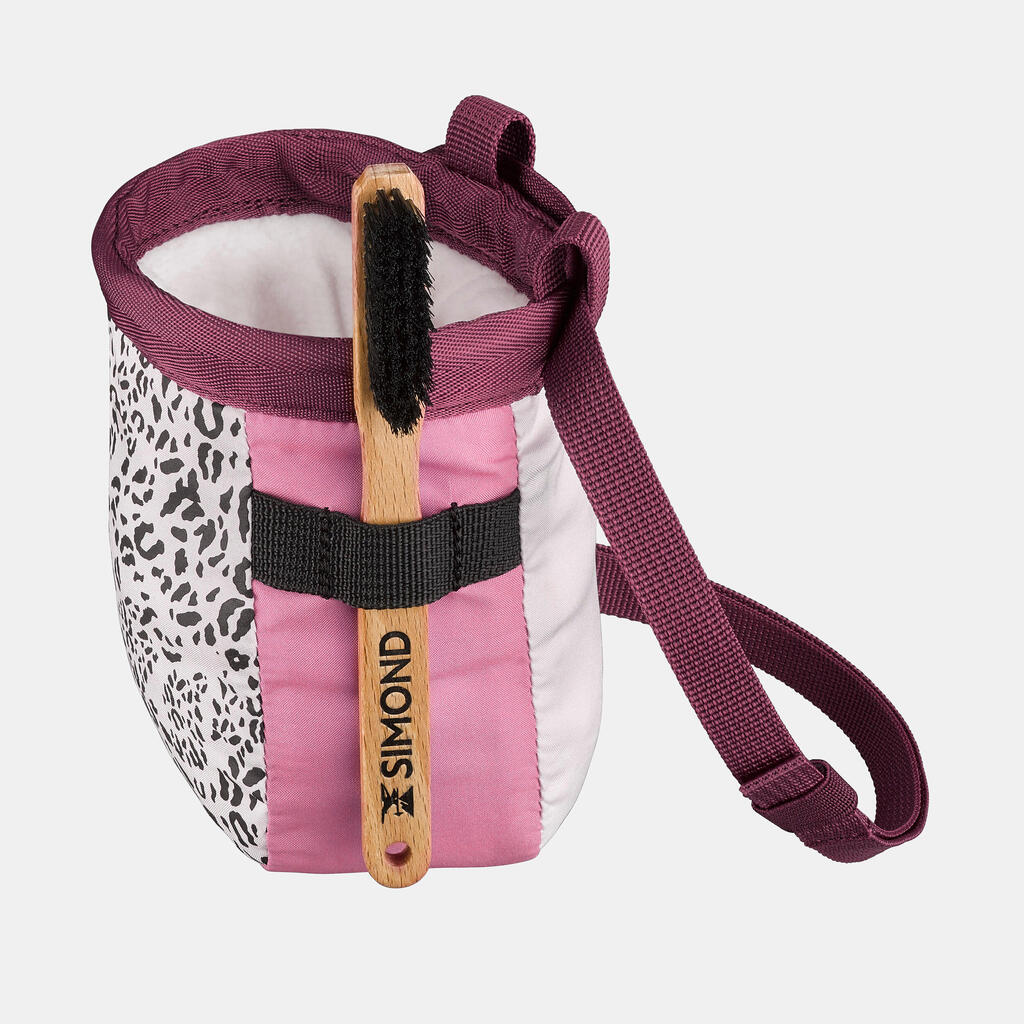 Torbica za kredu VERTIKA M veličina, roze print