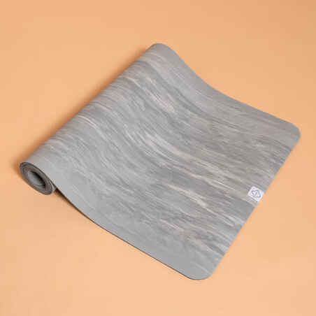 Eco-Designed Grippy Yoga Mat 185cm x 65cm x 5mm - Grey