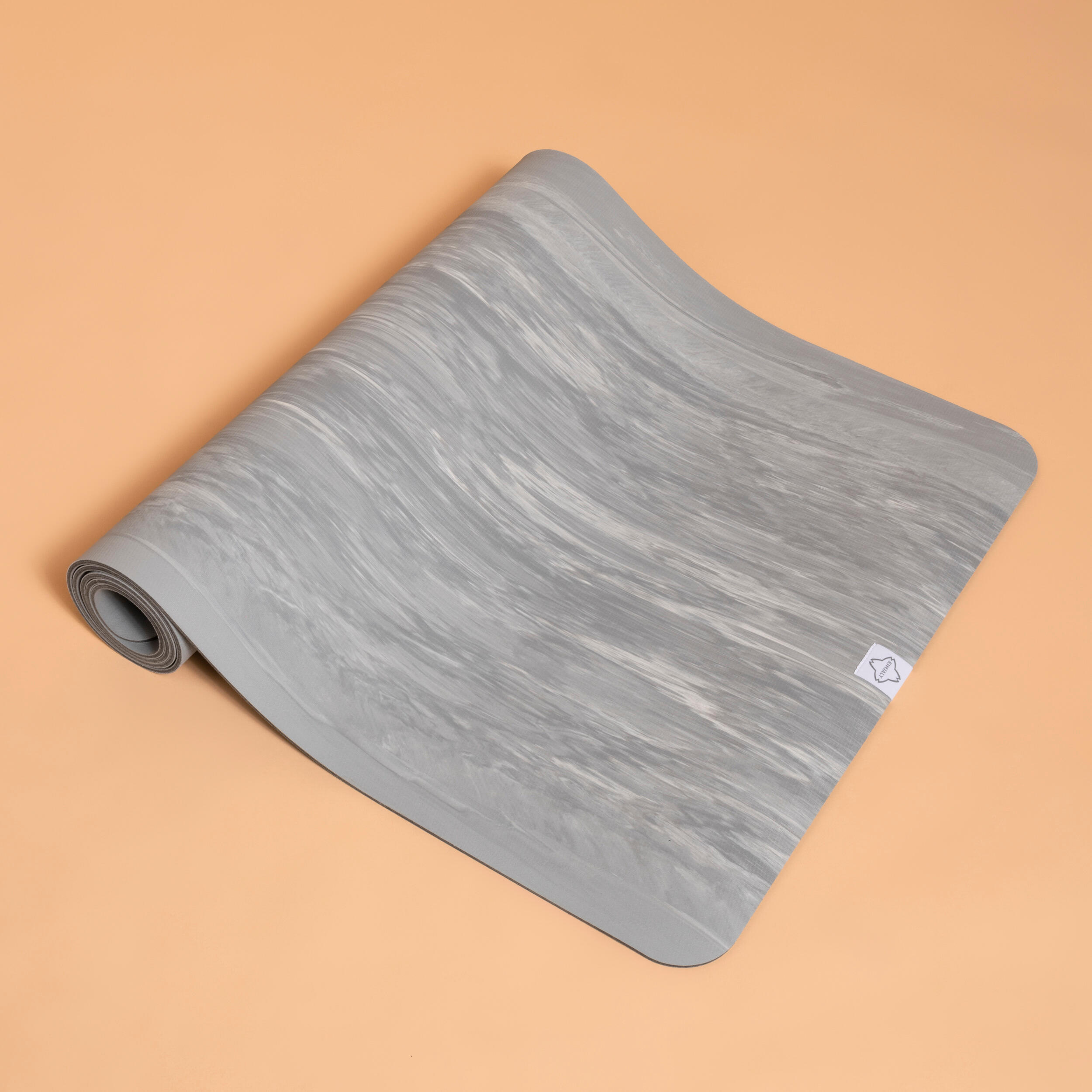 Saltea Yoga Grip 5 mm Gri CARDIO imagine 2022
