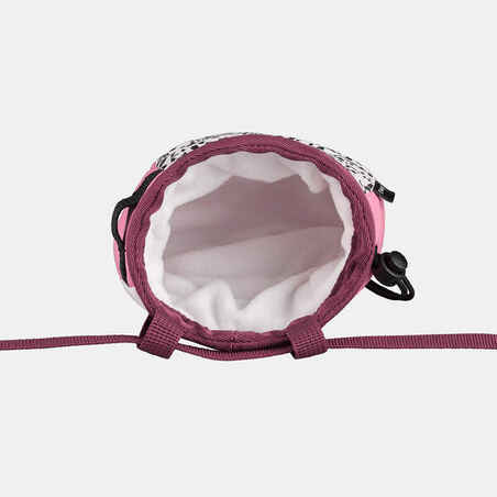 CLIMBING CHALK BAG VERTIKA SIZE M - PINK PRINT