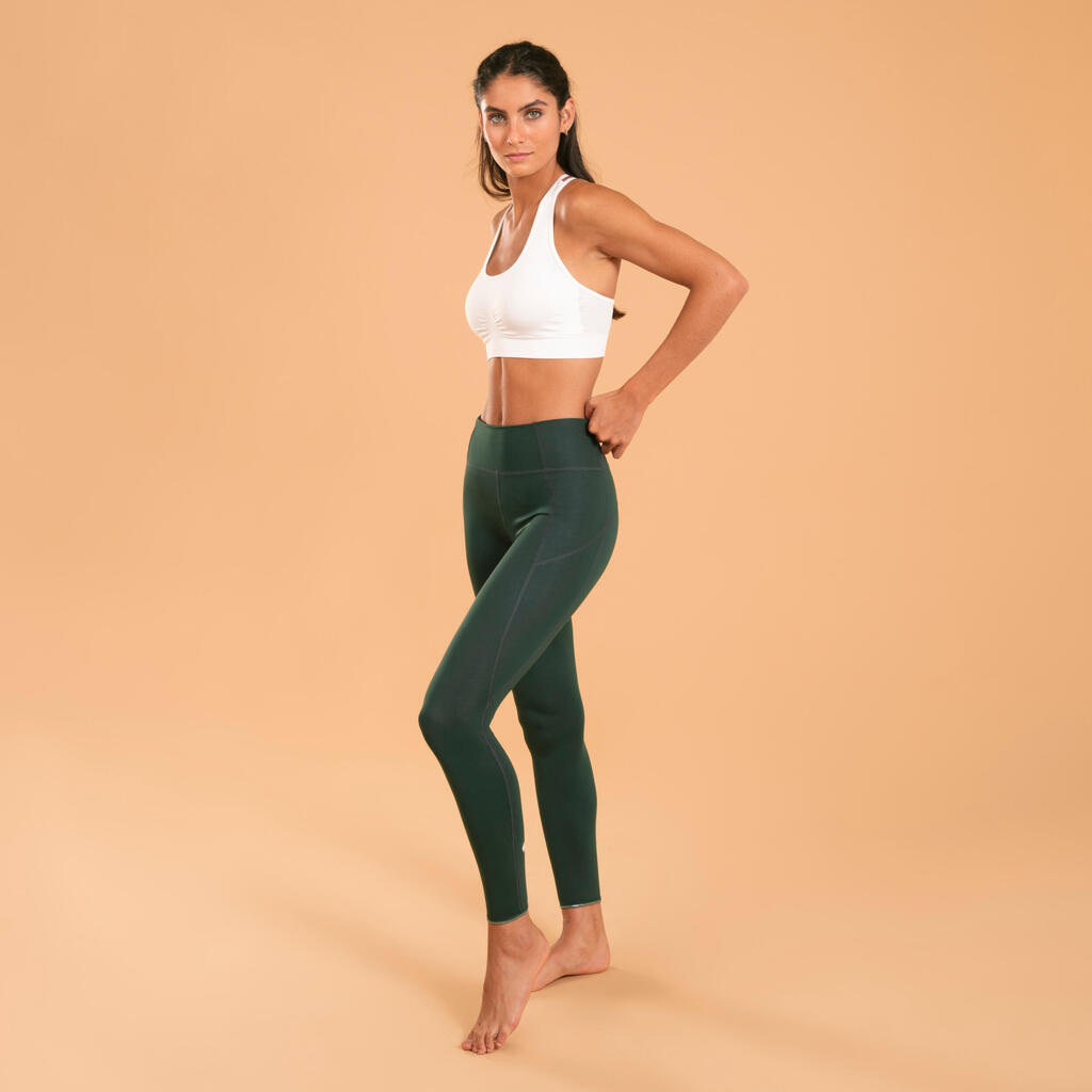 Brassière bretelles croisées maintien léger Femme, noir