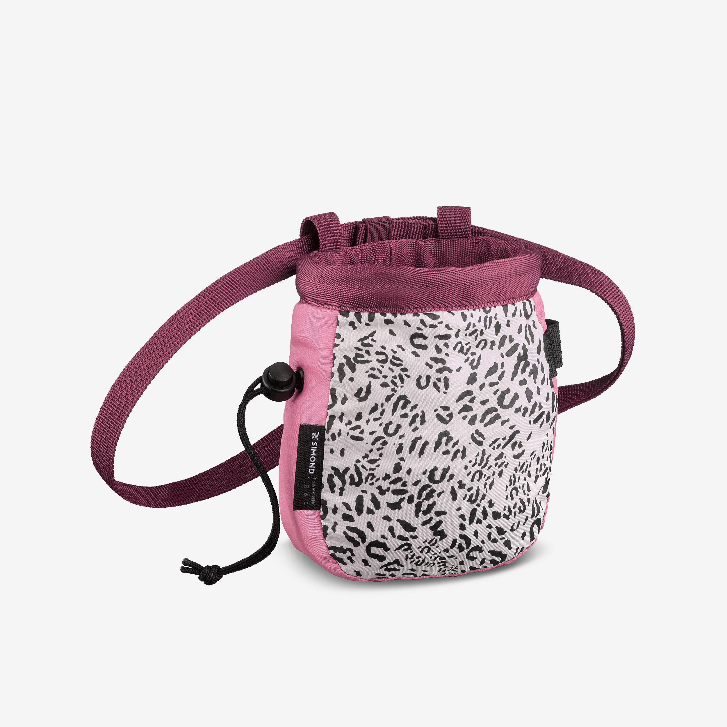 SIMOND CLIMBING CHALK BAG VERTIKA SIZE M - PINK PRINT