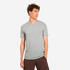 Men's Seamless Yoga T-Shirt Second Skin - Light Grey