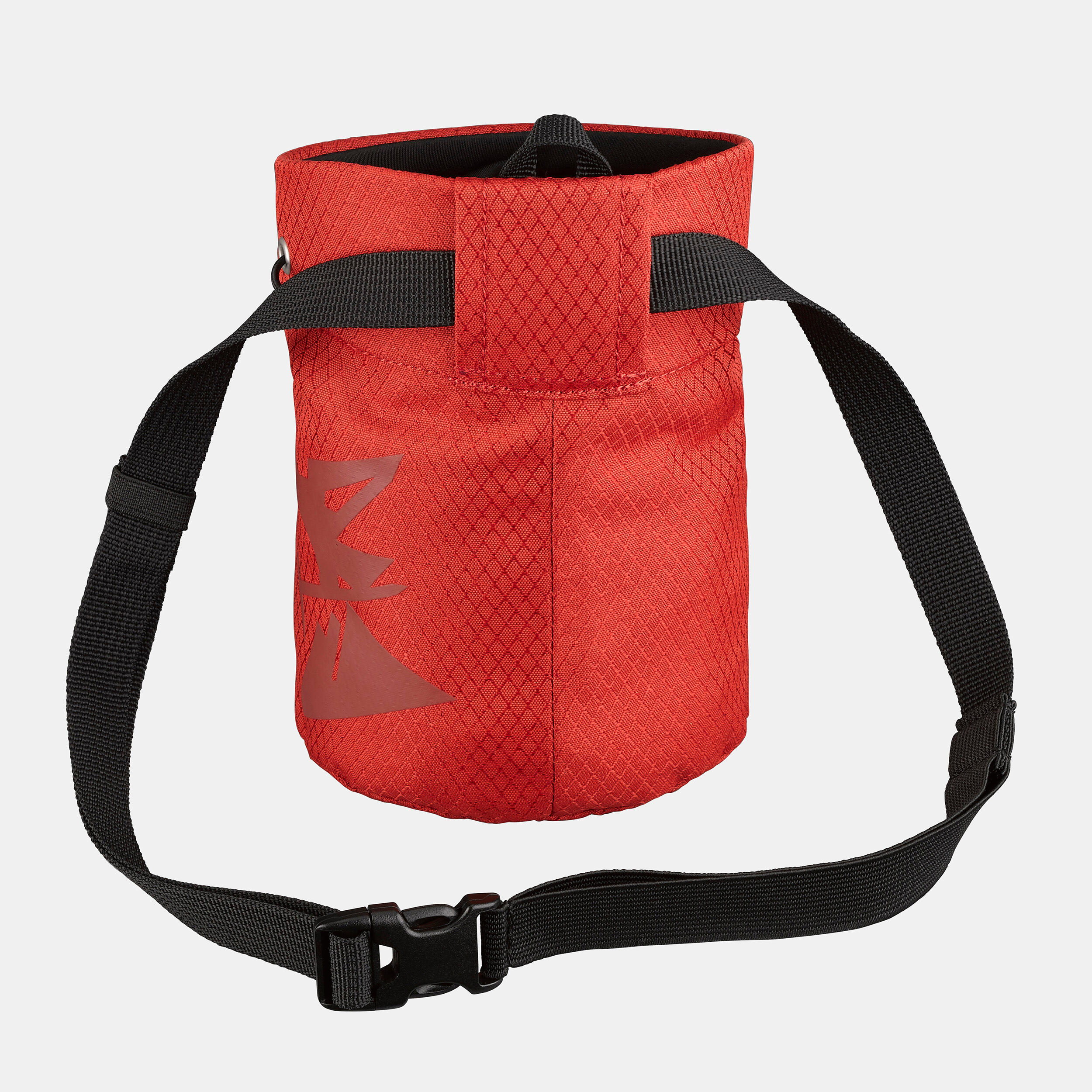 Climbing chalk bag edge - red