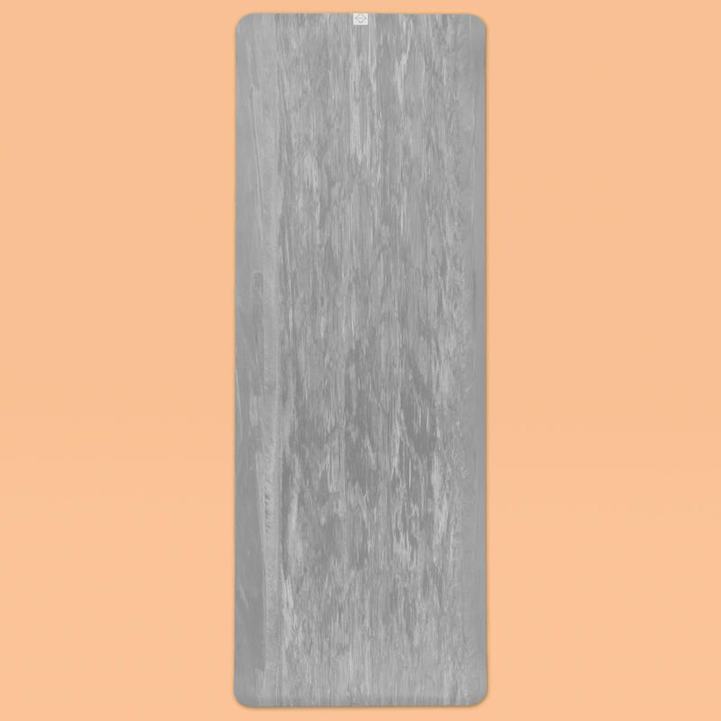 Podložka na jógu Grip 165 cm × 65 cm × 5 mm ekologická šedá