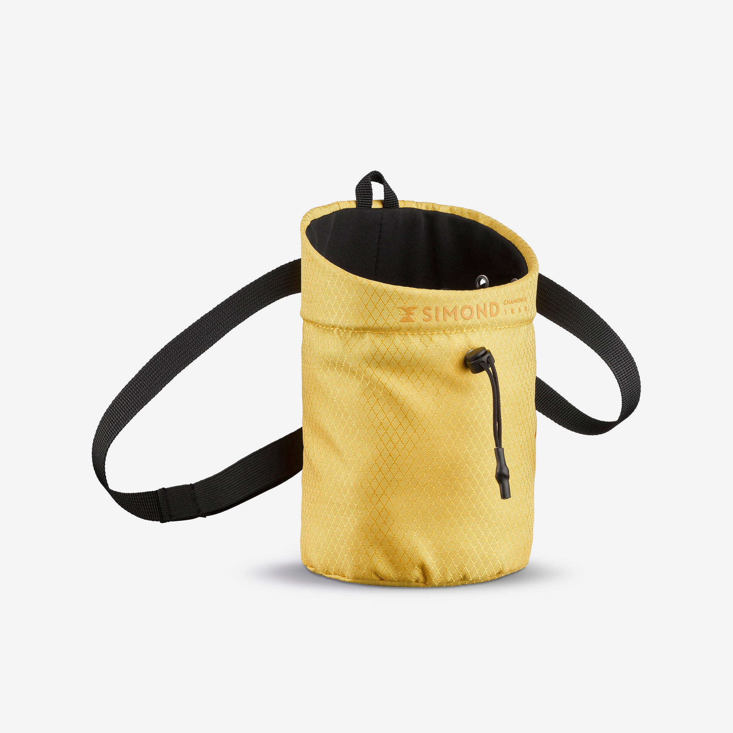 Climbing chalk bag edge yellow