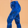 Leggings Yoga Dinámico Mujer Azul Liso Estampados Reversibles