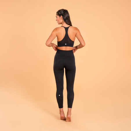 Yoga 7/8 Seamless Leggings Premium - Black