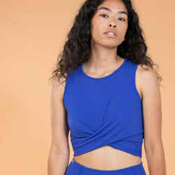 Yoga Crop Top Premium - Indigo