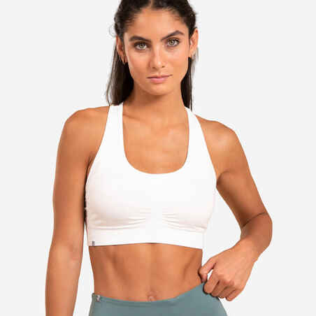 Dynamic Yoga Sports Bra - White