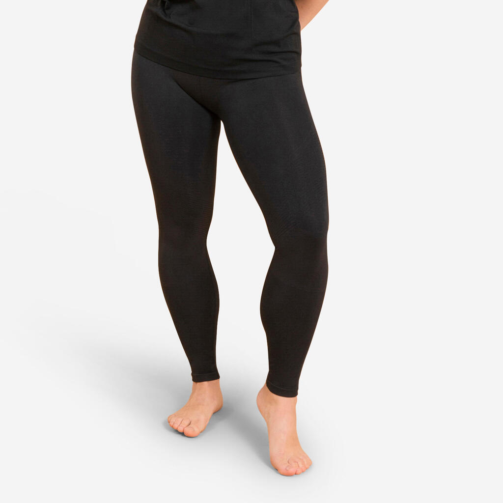 Leggings Yoga Damen nahtlos Damen - bordeaux