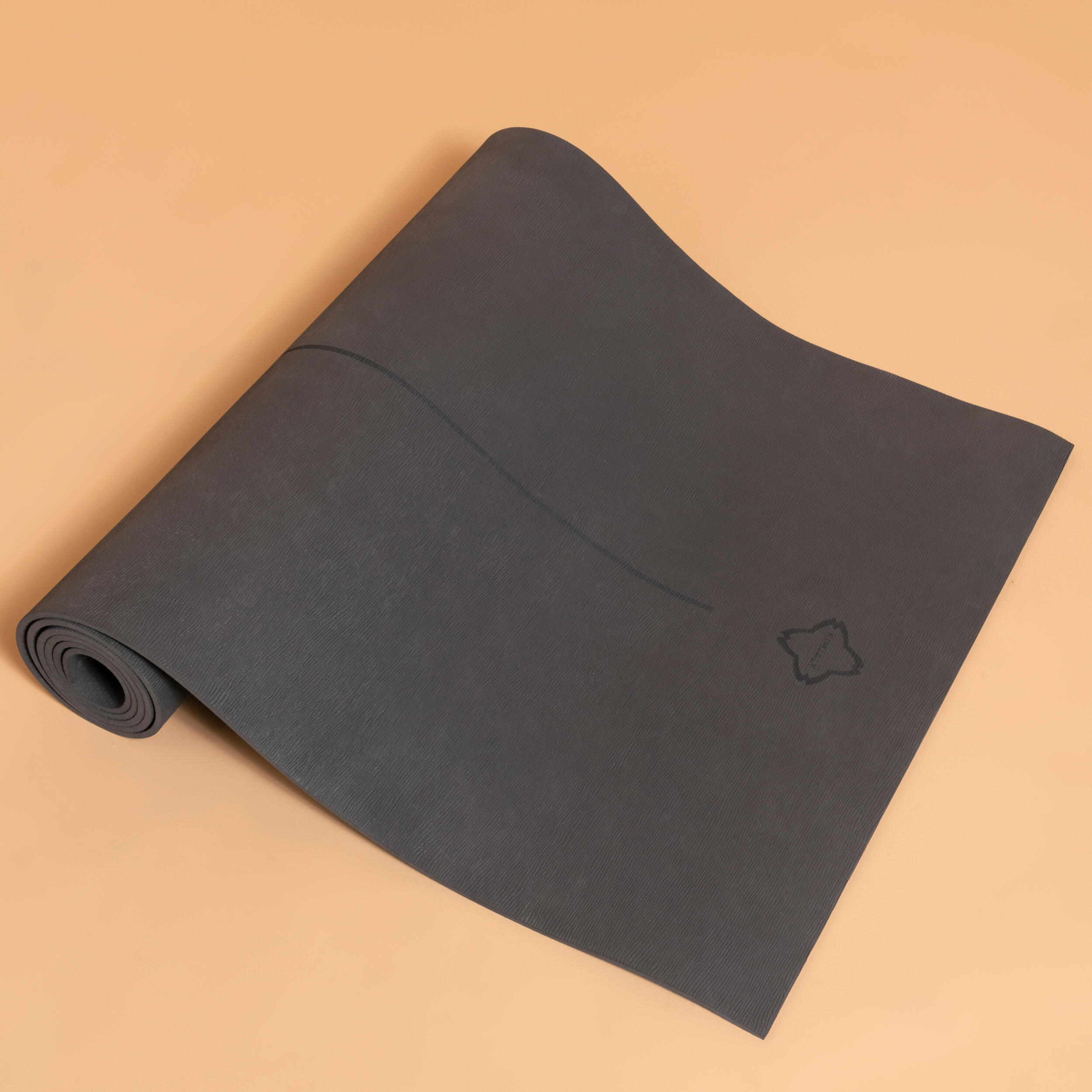 Saltea Yoga 180 cm x 59 cm x 5 mm Gri închis 180 imagine 2022