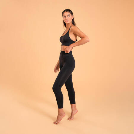 Seamless Yoga Crop Top Premium - Black