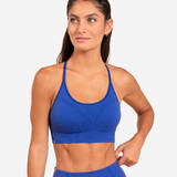 Yoga Seamless Crop Top Premium - Indigo