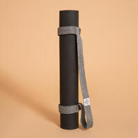 SANGLE AJUSTABLE POUR TAPIS DE YOGA ECO-CONCUE GRIS CHINE