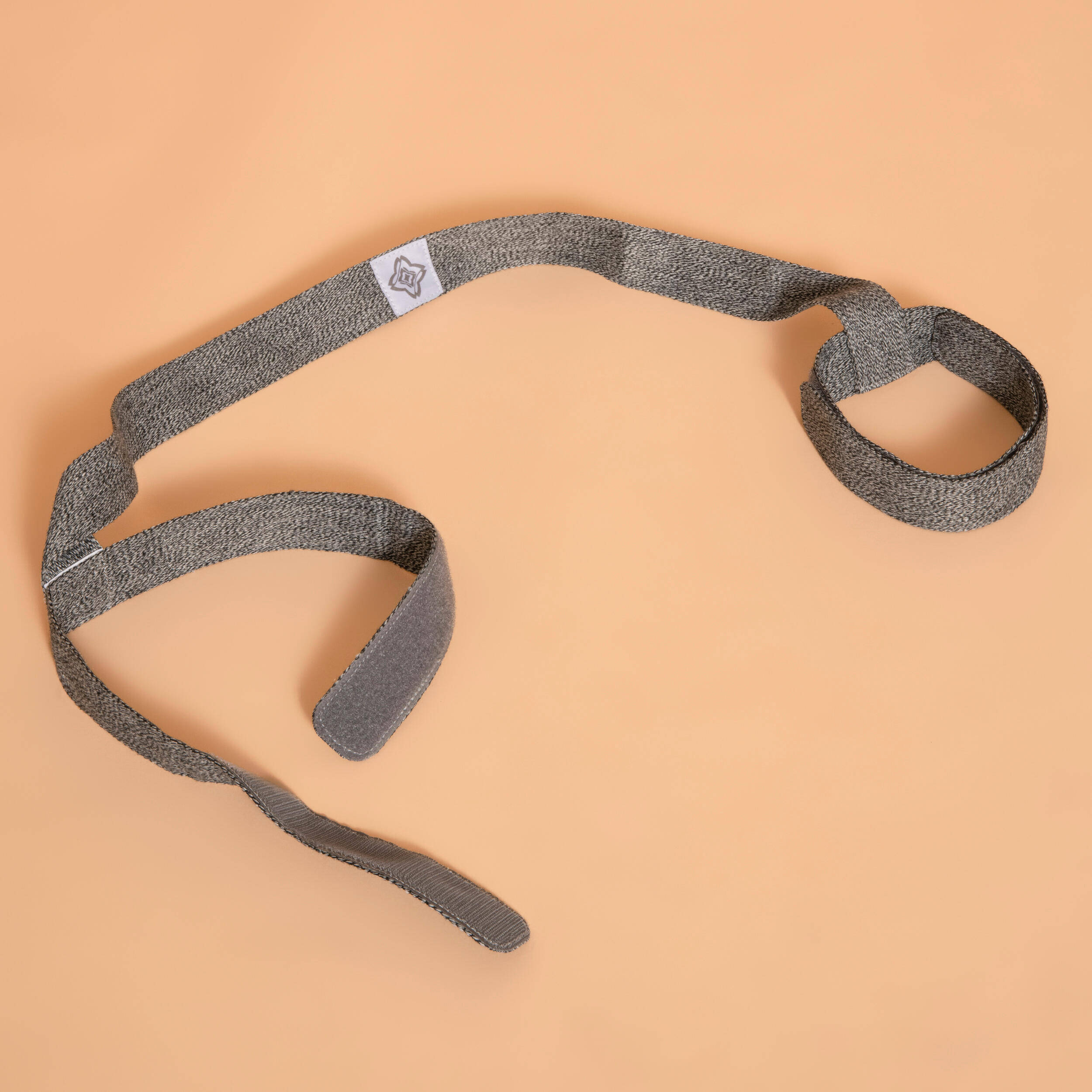 Adjustable Yoga Mat Strap - Mottled Grey -  4