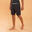 Shorts Herren dynamisches Yoga leicht - schwarz 